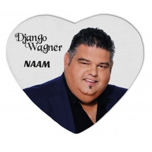 Hartvormige muismat Django Wagner